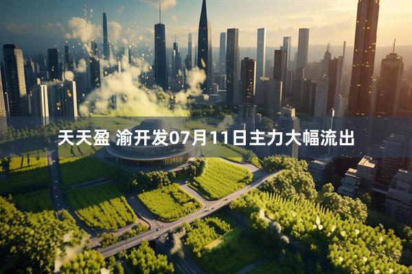 天天盈 渝开发07月11日主力大幅流出
